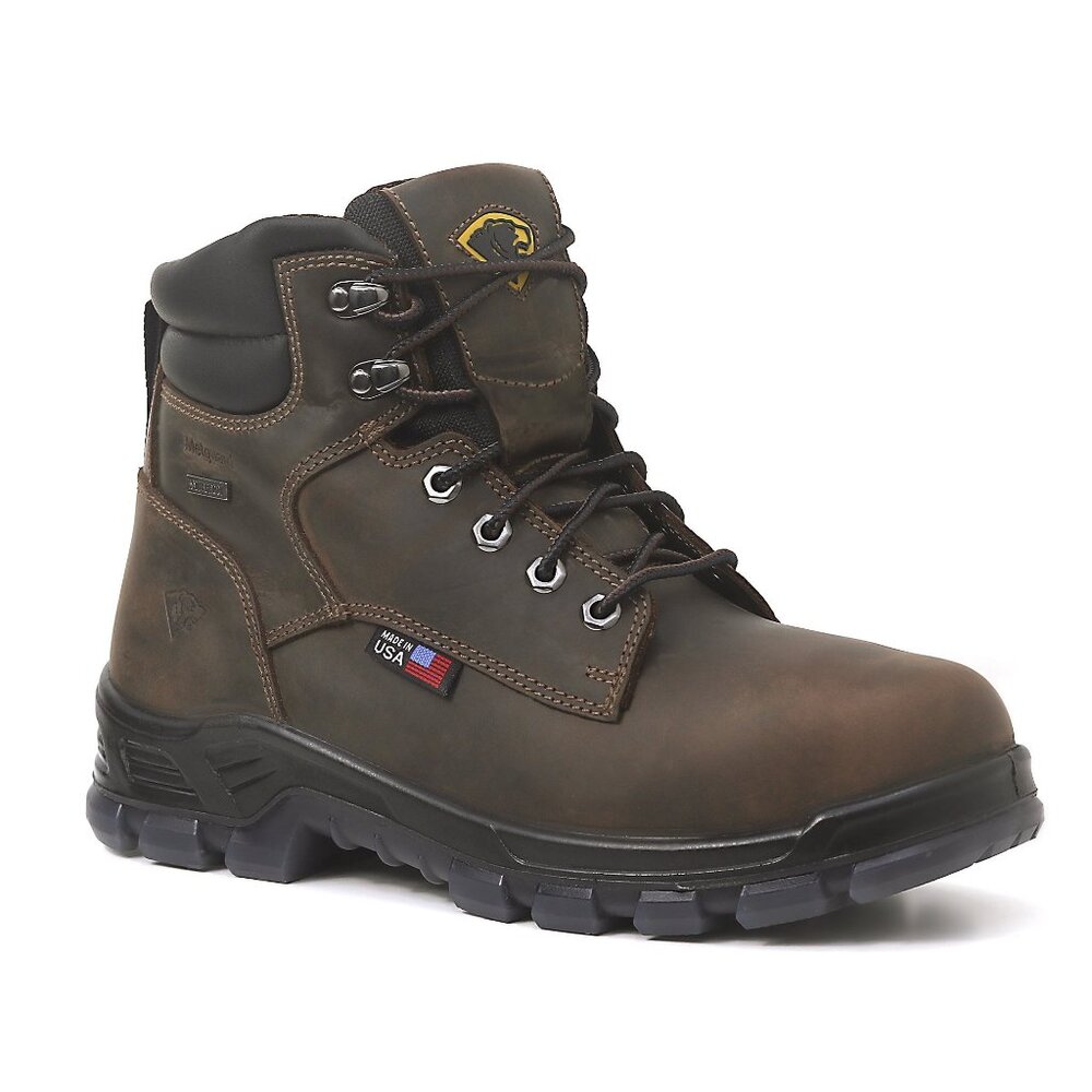 Herman Survivors Waterproof Leather Work Boot Mens Size 14 Smelt Metguard Shield - Picture 6 of 12